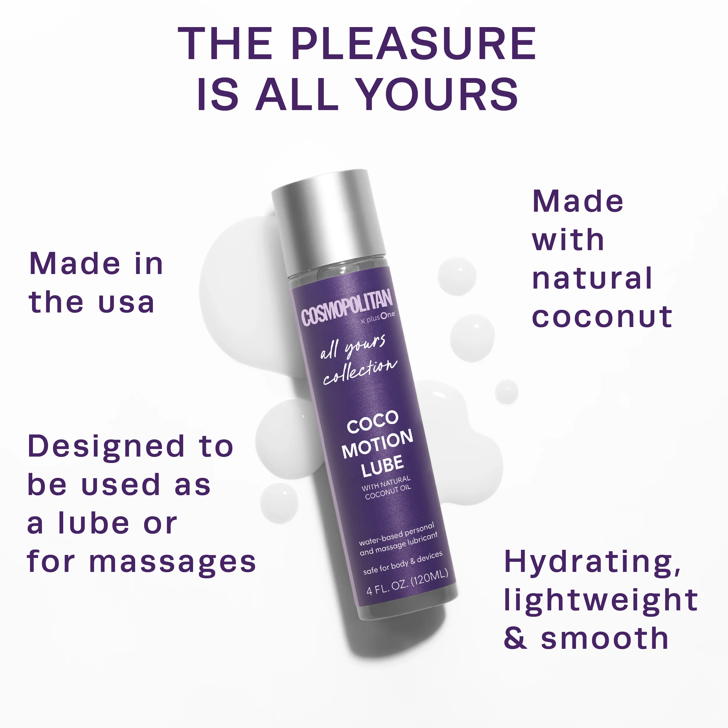 Cosmopolitan X plusOne Coco Motion Personal Lubricant - Image 2