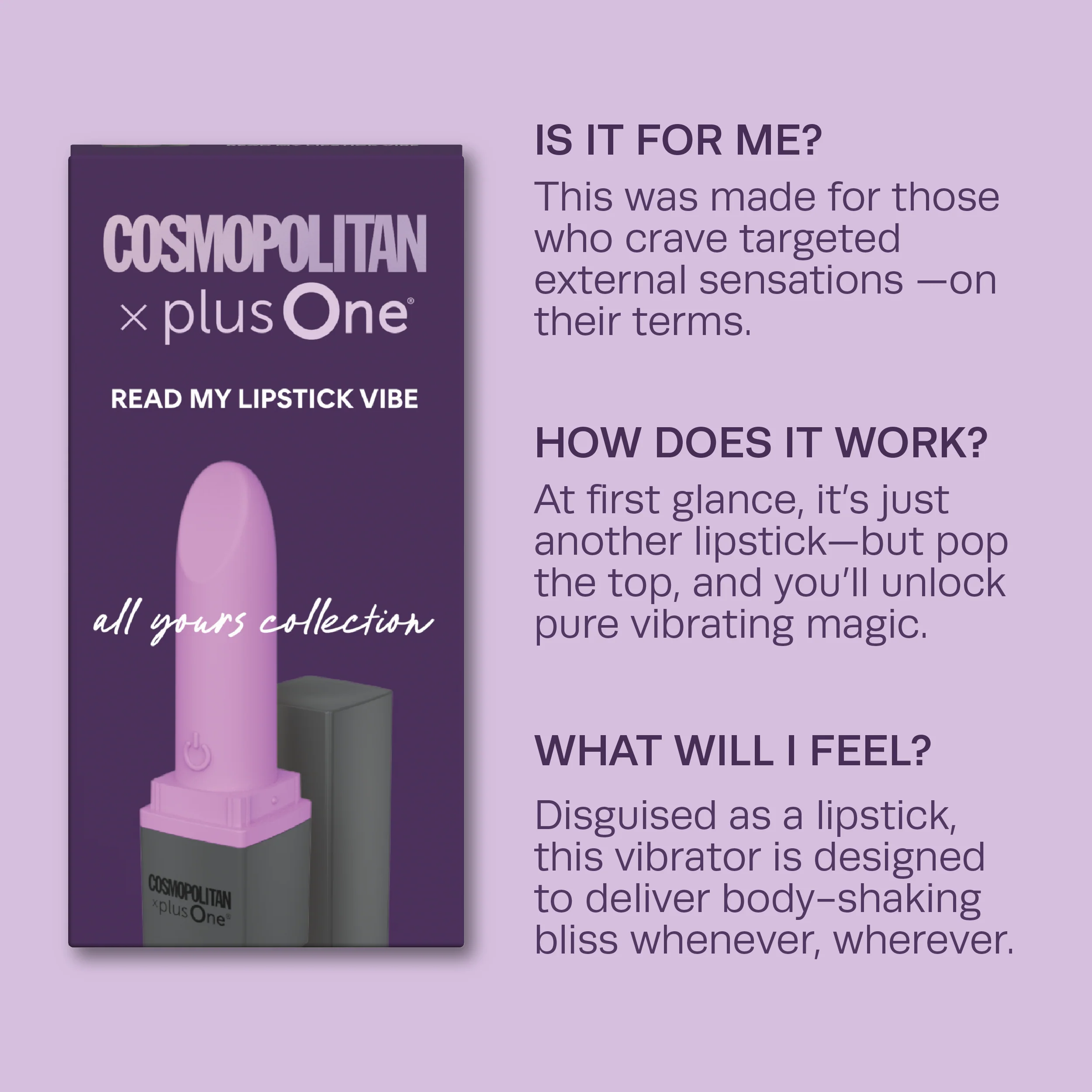 Cosmopolitan X plusOne Read My Lipstick Vibe - Image 7