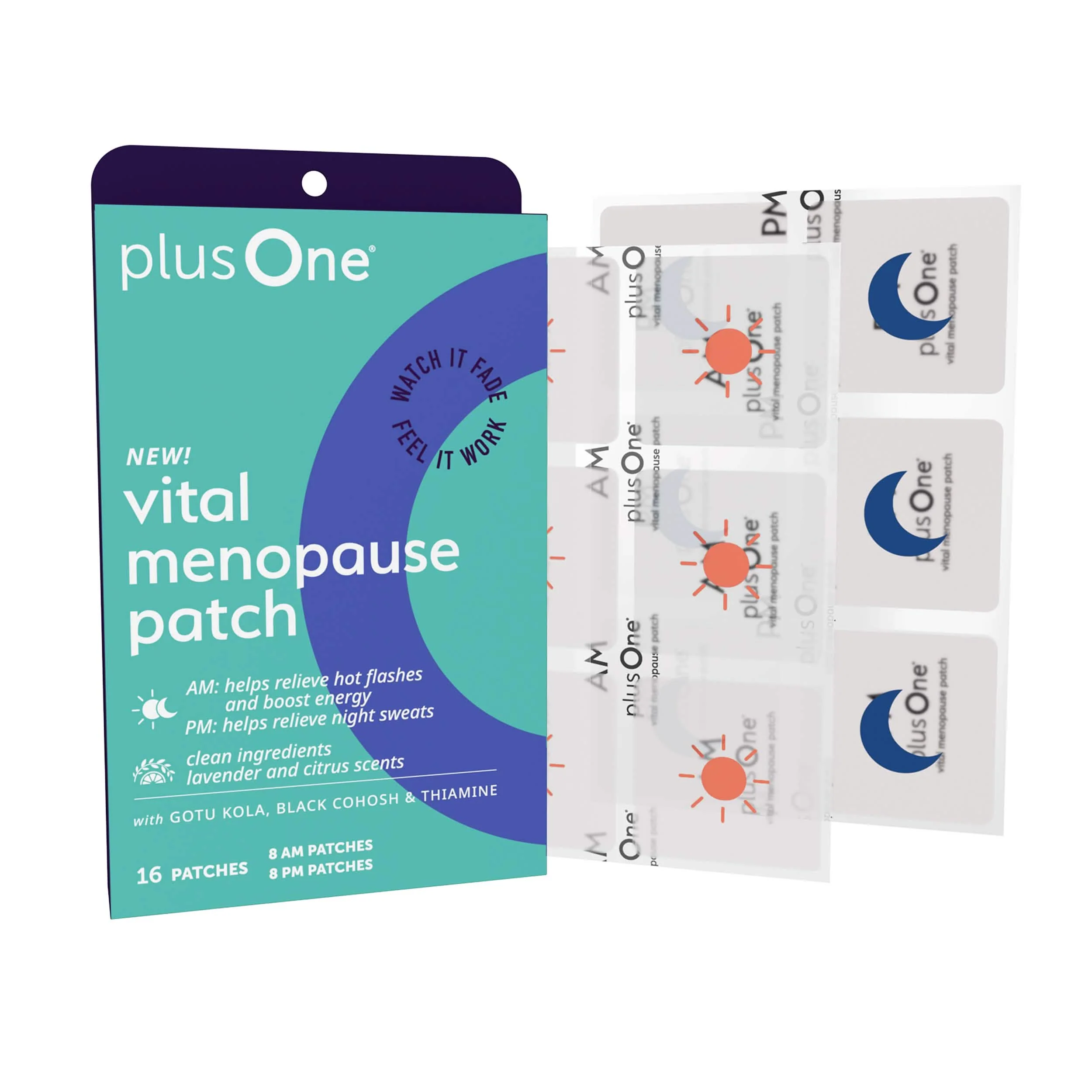 Menopause Relief Patches (AM/PM) by plusOne® - Image 7
