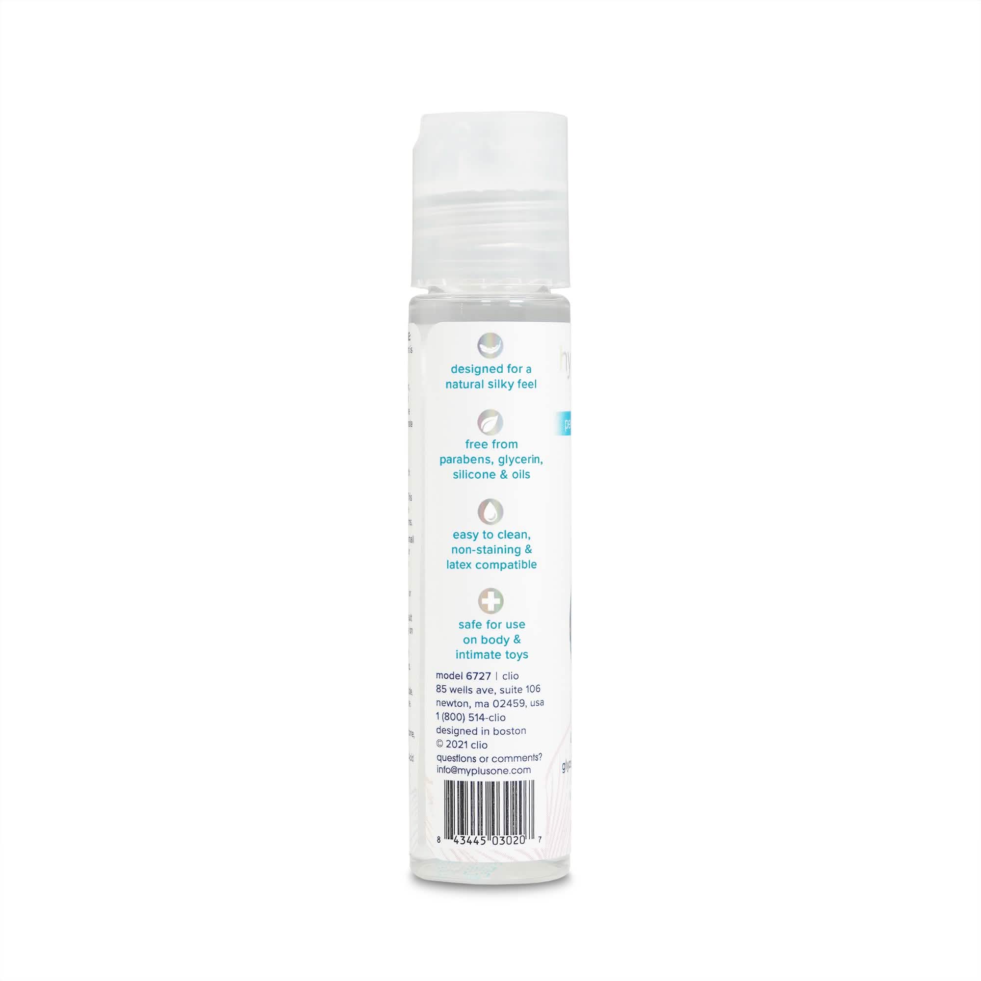 1oz hydrolube™ by plusOne® Water-Based Lubricant - Image 2