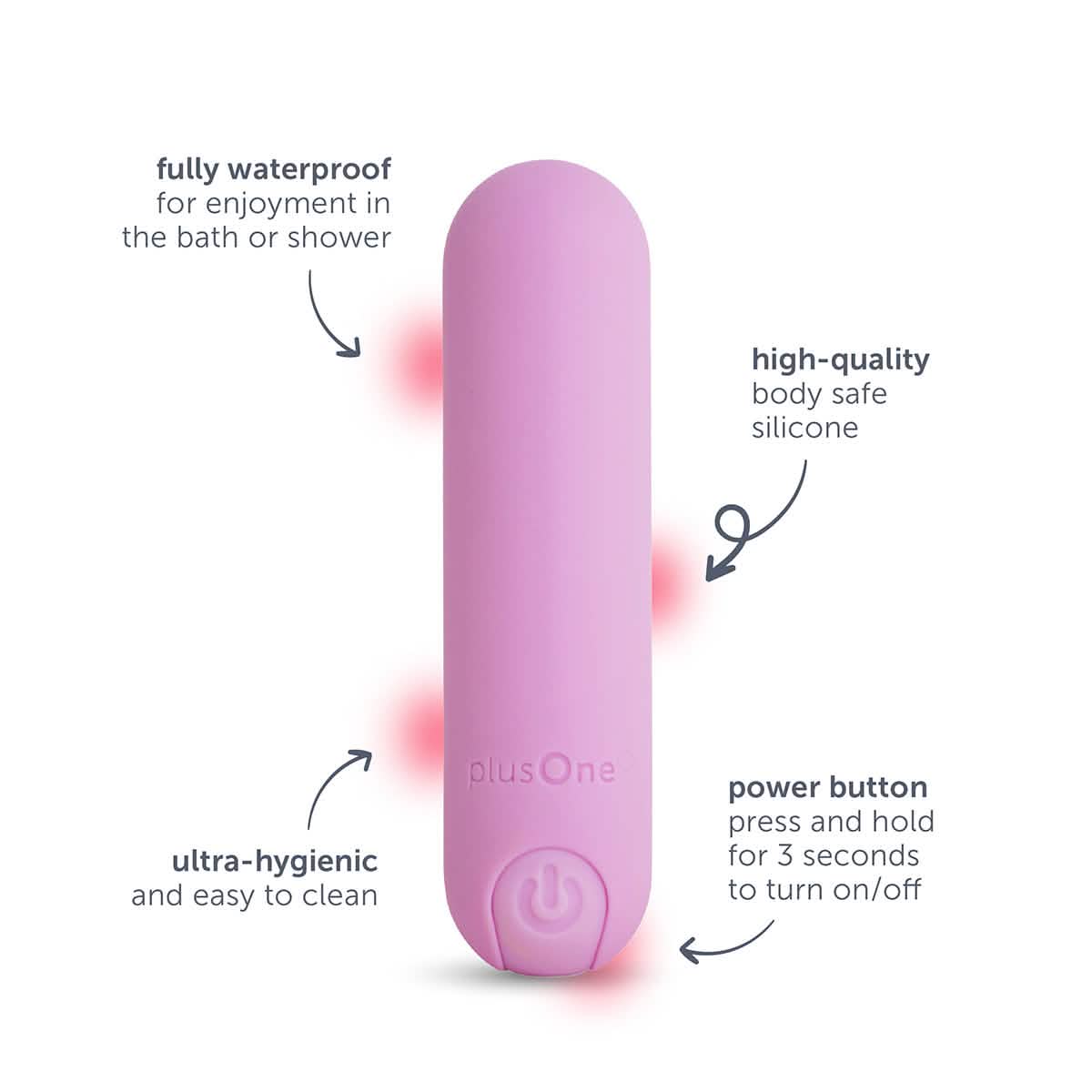 plusOne® vibrating bullet - Image 5